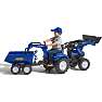 Falk Toys New Holland renderaver med vogn