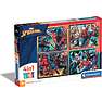 Spiderman puslespil 4i1 - 12, 16, 20 og 24 brikker