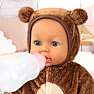 Mami baby dukke 46 cm med teddy tøj