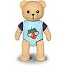 Baby Born dukke badekar med bamse