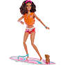 Barbie surfdukke