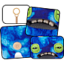 Fuggler nøglering 13 cm - assorteret