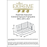Extreme Pro inground trampolin 366x244 cm