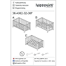 Hoppekids ANTON tremmeseng 60x120 cm