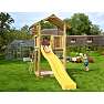 Jungle Gym Sierra legetårn komplet inkl. gul rutsjebane