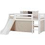 Hoppekids ECO Luxury halvhøj seng med rutsjebane 90x200 cm