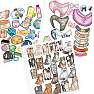 TOPModel  Dress Me Up Stickerbog KITTY
