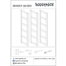 Hoppekids Storey reol med 8 hylder og seng 90x200 cm