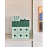 MODU 3-i-1 gåvogn - Ocean Mint / Forest Green