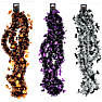 Halloween lametta guirlande 3 meter - flere varianter - assorteret