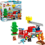 LEGO DUPLO By Brandbil med slange og brandmand 10473