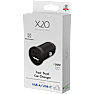 X2O 30W dobbelt billader USB-C/A - Sort
