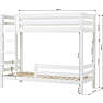 Hoppekids ECO Luxury høj køjeseng 98x208 cm