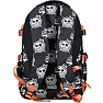 Firstgrade skoletaske- sort og hvid<BR>