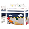Hoppekids Construction forhæng til halvhøj- og køjeseng 70x160 cm