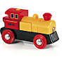 BRIO 33594 Batteridrevet tovejs lokomotiv, rødt/gult