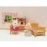 Sylvanian Families landhus børneværelse med køjeseng