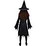 Halloween sort hekse kostume str. 180