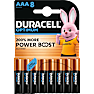 Duracell Optimum AAA batterier 8-pak