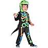 Halloween dinosaur skelet kostume str. 104