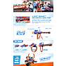 X-Shot Insanity motoriseret Rage Fire blaster med 72 pile