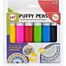 Puffy pens 6-pak