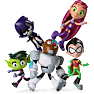 Teen Titans Go Twisty aktionfigurer - flere varianter - assorteret