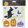 Halloween vindues klistermærker - flere varianter - assorteret