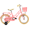 SCO Fashion børnecykel 1 gear 14" 2025 - lyserød