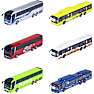 Majorette City MAN bus 13 cm - flere varianter - assorteret
