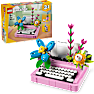 LEGO Creator 3-i-1 Skrivemaskine med blomster 31169