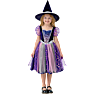Halloween violet hekse kostume str. 116