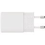 X2O 20W dobbelt hjemmelader USB-C/A GaN - Hvid