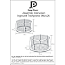 Jump Power Inground trampolin 426 cm