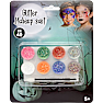 Halloween glitter makeup-sæt 8 farver - multifarvet