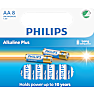 Philips Alkaline Plus AA batterier 8-pak
