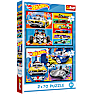 Hot Wheels puslespil - 2 x 70 brikker