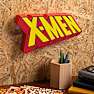 X-Men lampe - rød og gul