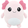 Rund axolotl bamse 18 cm