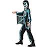 Halloween flagermus skelet kostume str. 128