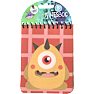 DanPen Junior notesbog - Monster rød