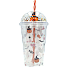 Halloween tumbler med låg 480 ml - flere varianter - assorteret