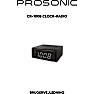 Prosonic CR-100B FM radio med alarm og snooze-funktion