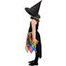Halloween regnbue heks kostume str. 116