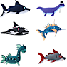 Fisch Collectible Plush 8" Blind - flere varianter - assorteret
