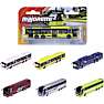Majorette City MAN bus 13 cm - flere varianter - assorteret