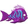 Fisch mikrofigur - flere varianter - assorteret