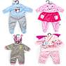 Mami Baby dukketøjsæt str 42-46 cm - flere varianter - assorteret