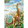 Schmidt Puzzles eventyr med dinosaurerne puslespil 3x48 brikker