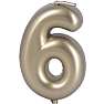 Salling kagelys "6" - Guld